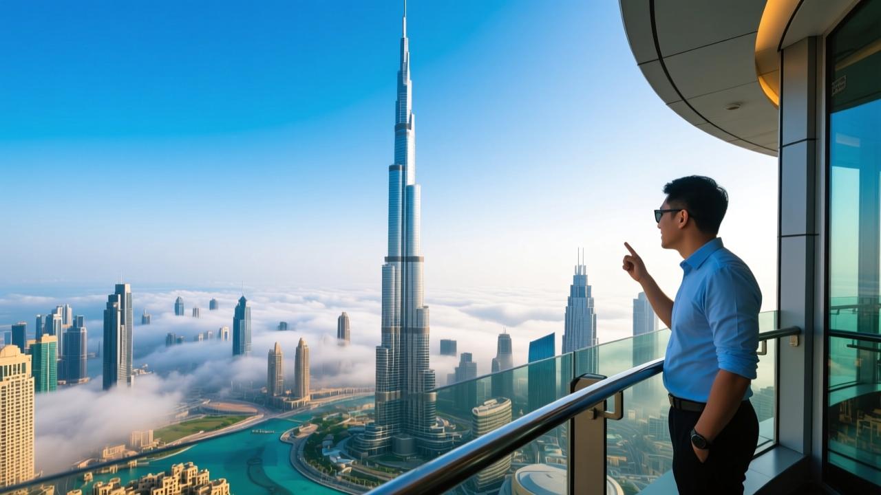 迪拜最高楼哈利法塔全攻略：828米云端观景实录与登顶避坑指南  第2张