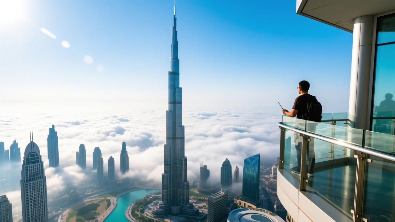 迪拜最高楼哈利法塔全攻略：828米云端观景实录与登顶避坑指南  第3张