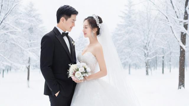 如何拍摄完美的雪景婚纱照：技巧、地点与后期处理全攻略
