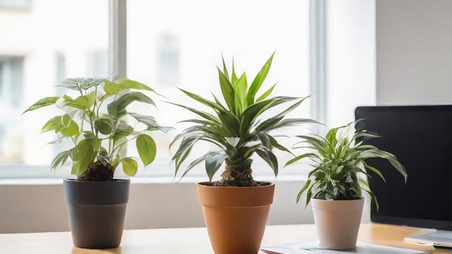 办公桌植物摆放技巧与选择指南，提升工作效率与心情