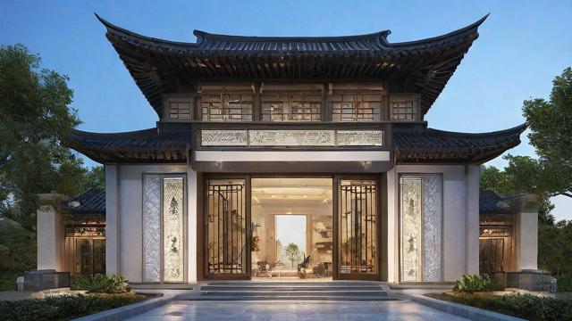 门庭图片大全:打造古典与现代风格的完美入口设计 第2张 门庭图片大全:打造古典与现代风格的完美入口设计 第2张