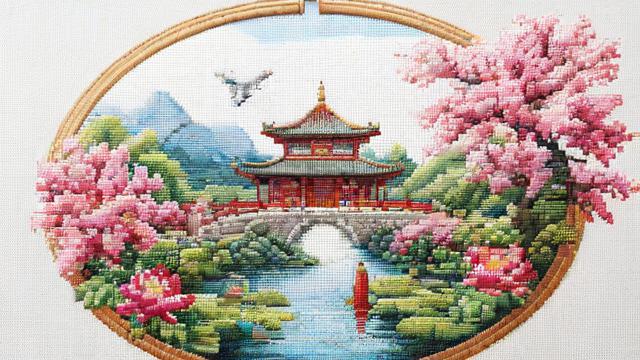 家和万事兴十字绣图案设计与刺绣技巧全攻略
