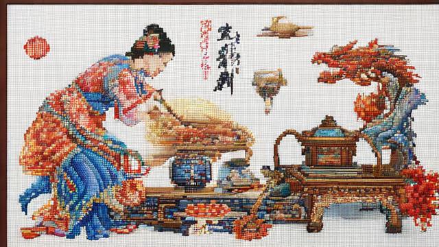 十字绣家和万事兴:传统艺术的文化魅力与现代传承 第3张 十字绣家和万事兴:传统艺术的文化魅力与现代传承 第3张
