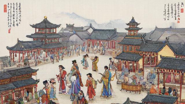 清明上河图十字绣:传承文化精髓的刺绣艺术与技巧 第3张 清明上河图十字绣:传承文化精髓的刺绣艺术与技巧 第3张
