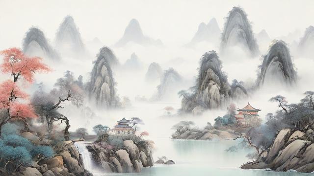 聚宝盆山水画的风水布局与挑选保养全攻略
