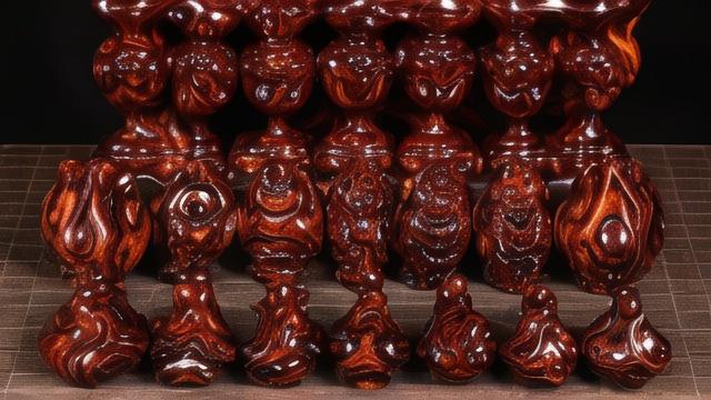 大叶紫檀图片高清欣赏及鉴别技巧｜大叶紫檀家具与工艺品全解析