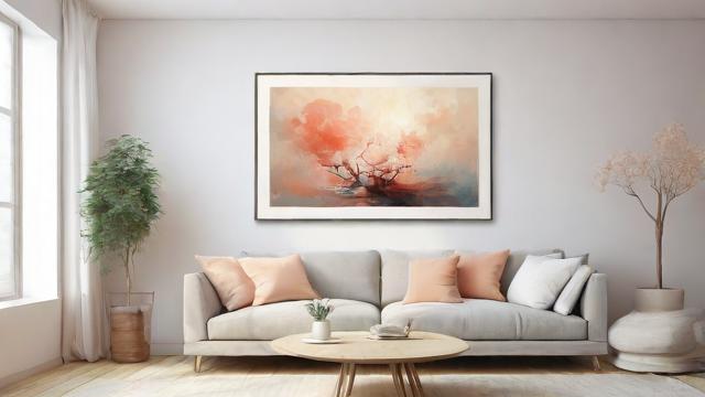 客厅画图片大全集：打造高颜值客厅的装饰画搭配指南