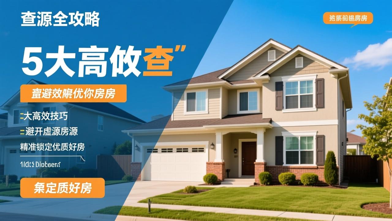 新房源信息查询全攻略：5大高效技巧教你避开虚假房源，精准锁定优质好房