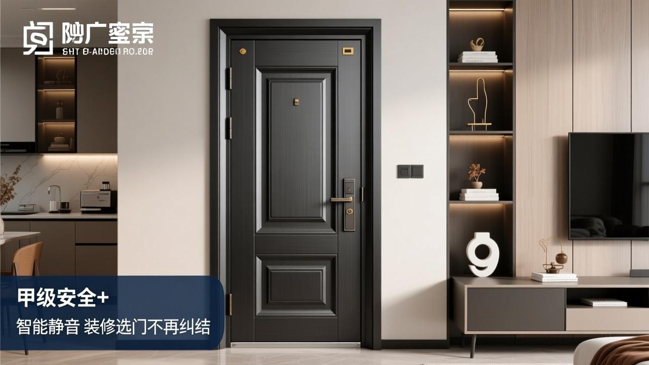 索福防盗门怎么样？甲级安全+智能静音，装修选门不再纠结  第2张
