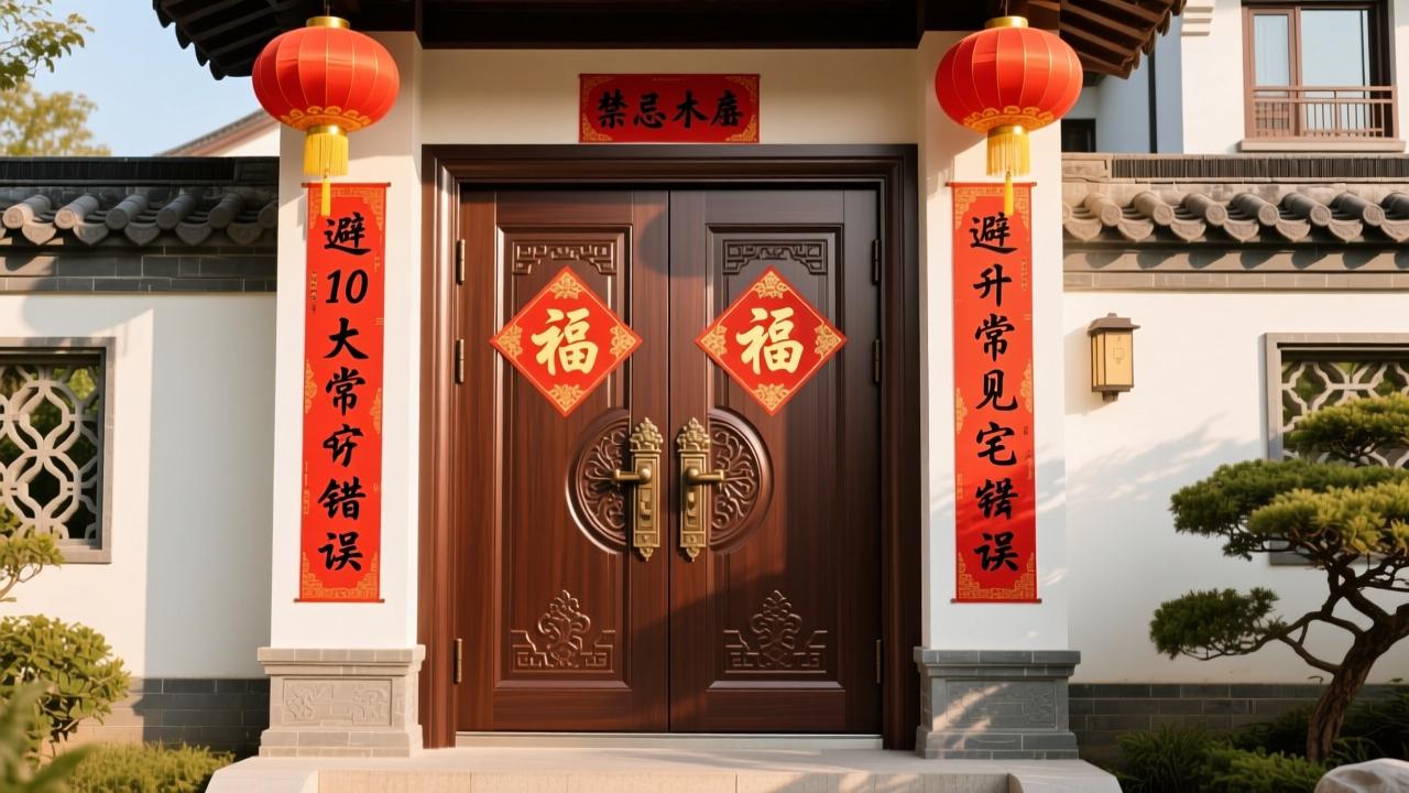 大门风水禁忌全解析：避开10大常见错误，提升家宅运势的实用指南