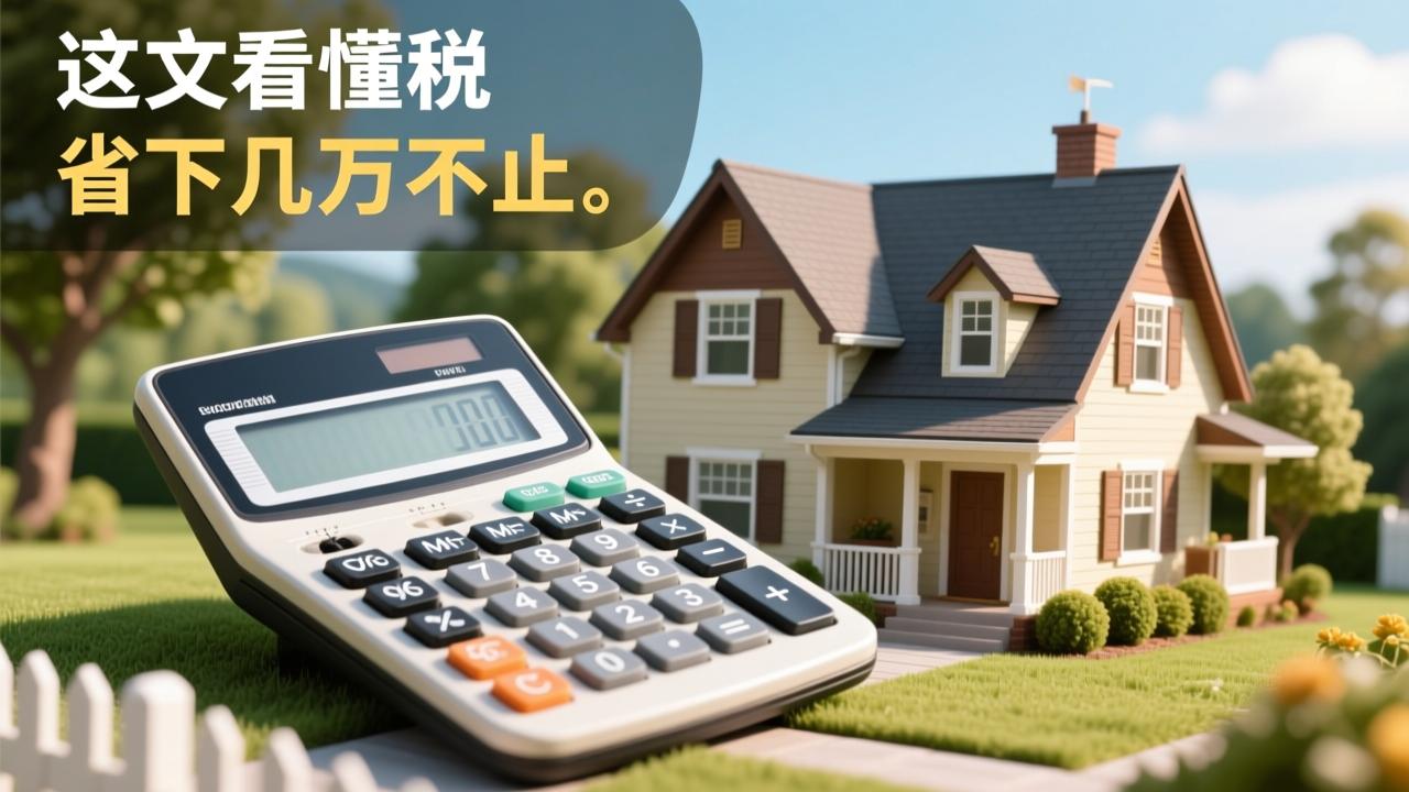 房屋交易税怎么算？一文看懂买房卖房税费明细，省下几万不止