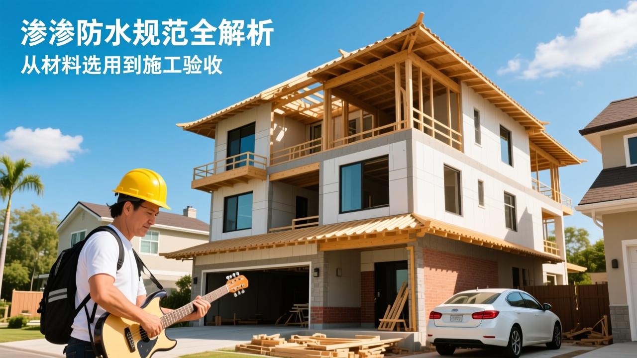 建筑防水规范全解析：从材料选用到施工验收，避免渗漏的必备指南  第4张