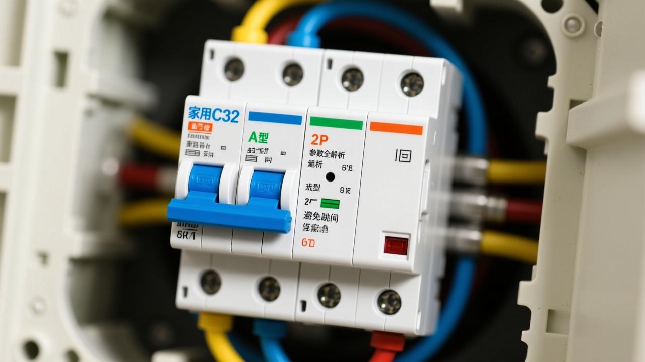 漏电保护器型号怎么选?家用C32、A型、2P参数全解析,避免跳闸还保安全 第2张 漏电保护器型号怎么选?家用C32、A型、2P参数全解析,避免跳闸还保安全 第2张