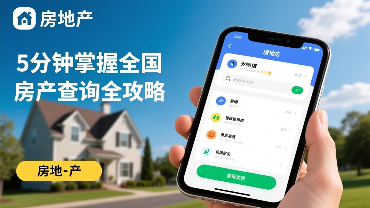 查名下房产怎么查?5分钟掌握全国房产查询全攻略 第3张 查名下房产怎么查?5分钟掌握全国房产查询全攻略 第3张