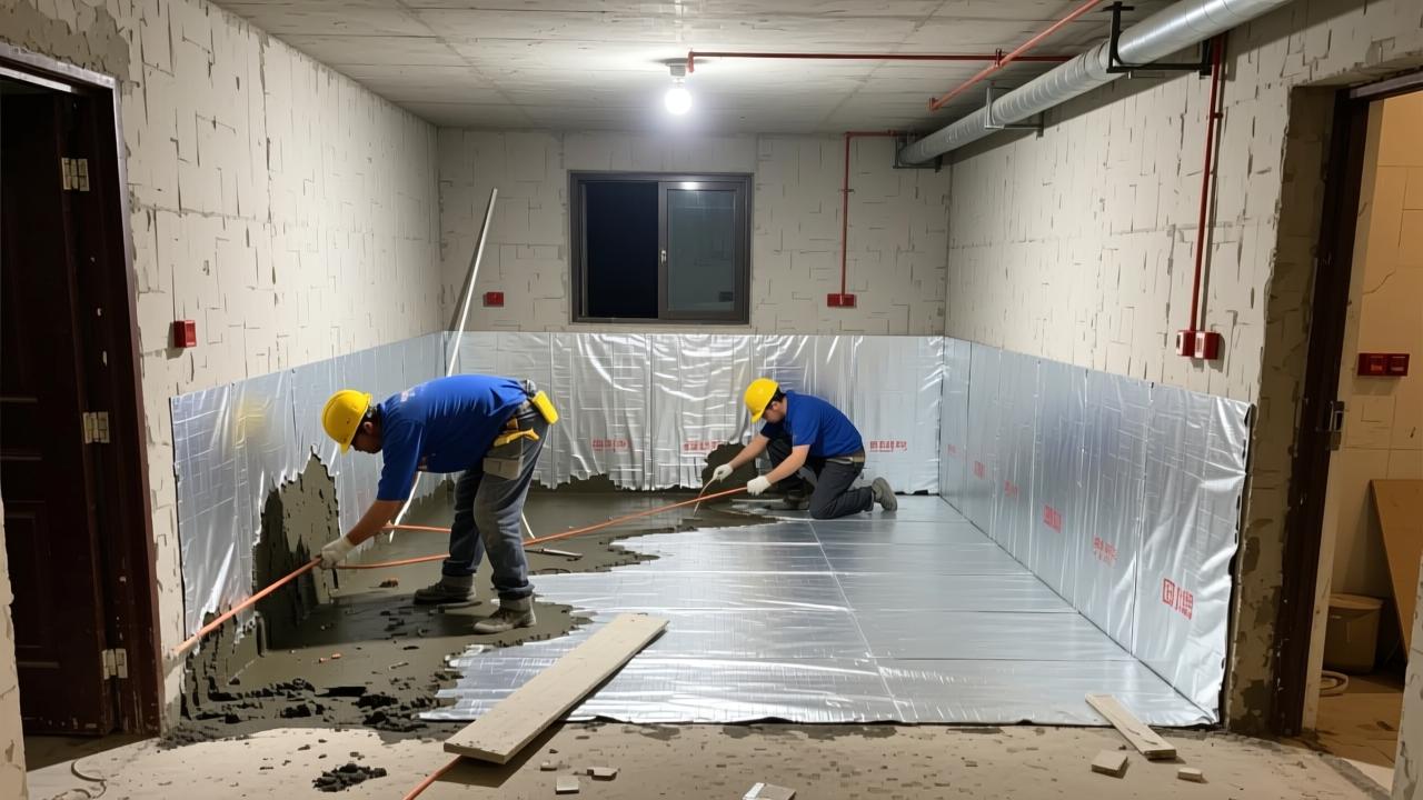 防潮层做法全解析：地下室地面墙体防潮施工技巧与材料选择