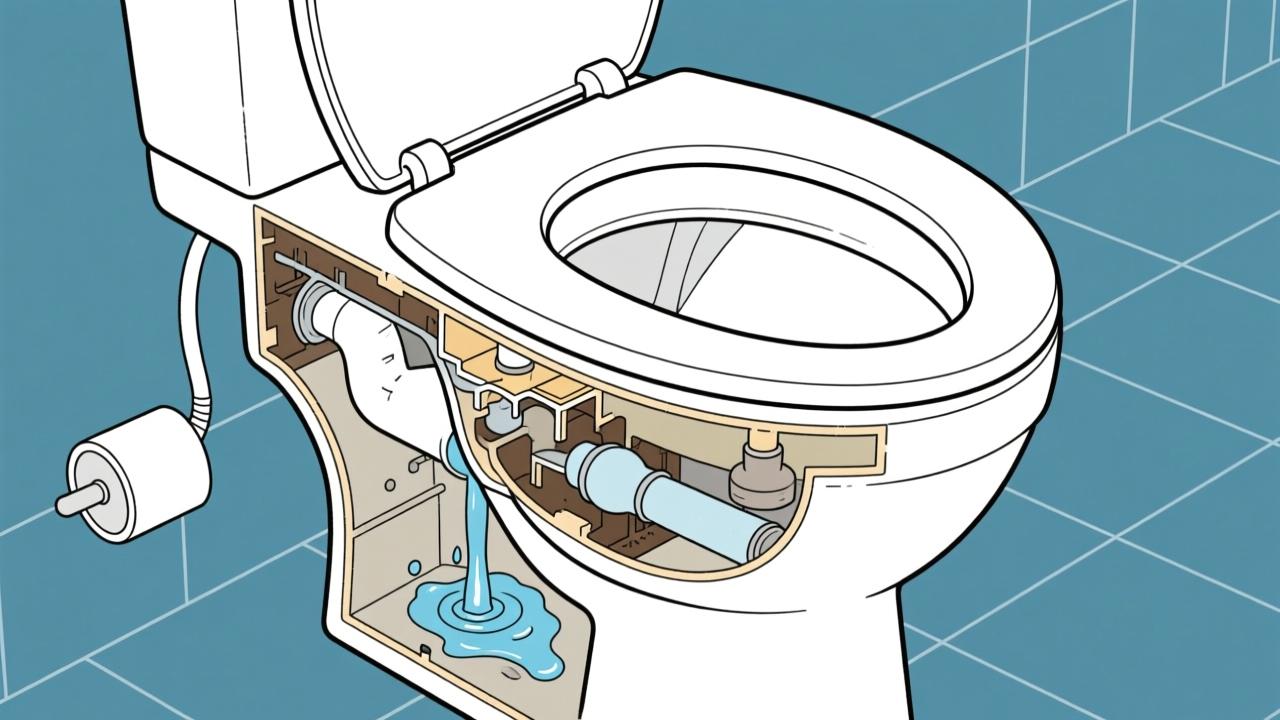 马桶的结构图全解析：看懂内部构造，轻松解决漏水、堵塞问题  第2张