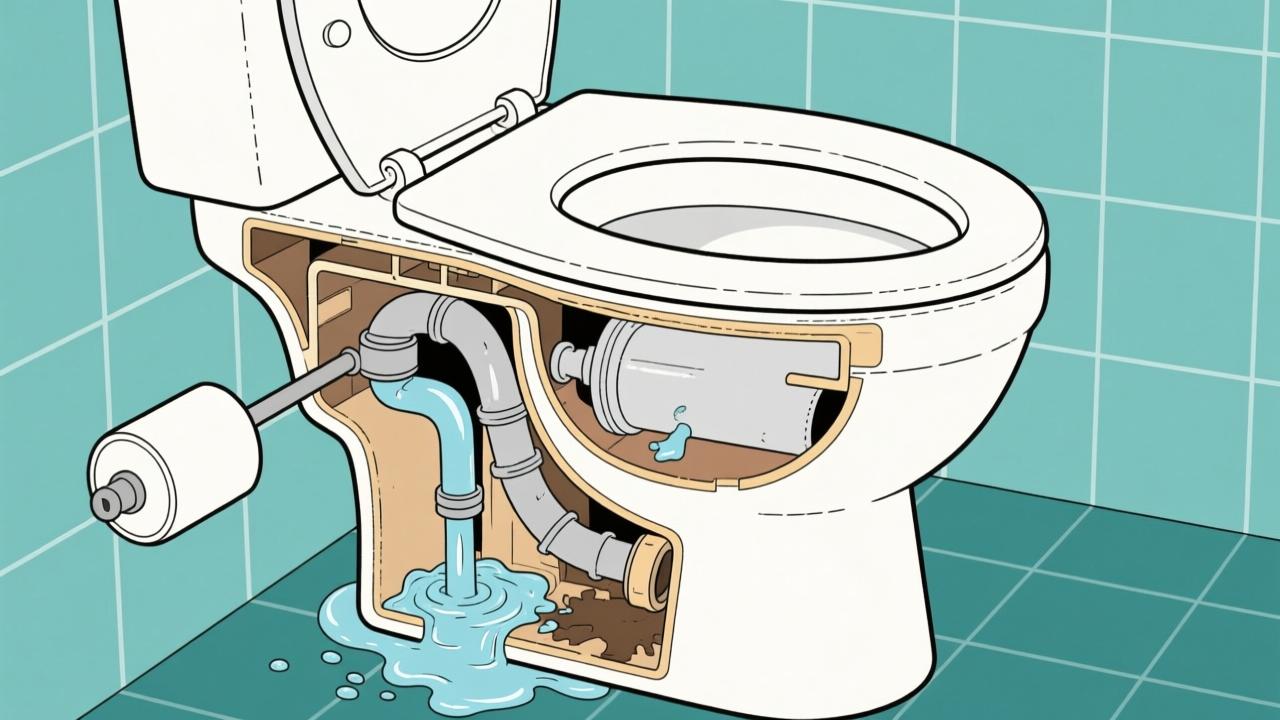 马桶的结构图全解析：看懂内部构造，轻松解决漏水、堵塞问题  第3张