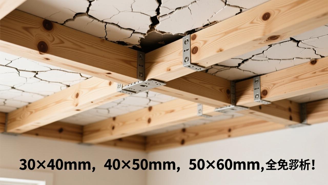 木龙骨规格怎么选?30×40mm、40×50mm、50×60mm全解析,避免吊顶开裂变形 第3张 木龙骨规格怎么选?30×40mm、40×50mm、50×60mm全解析,避免吊顶开裂变形 第3张