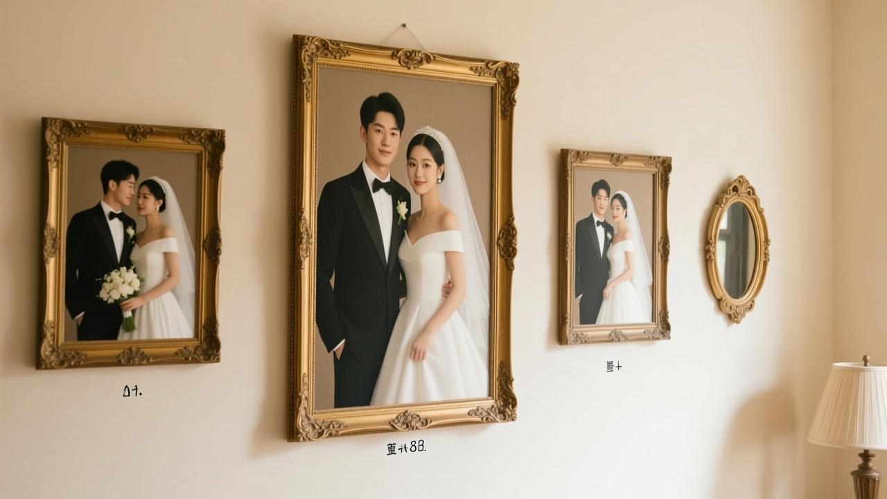 婚纱照怎么挂墙上不伤墙又美观？5种方法+黄金高度揭秘