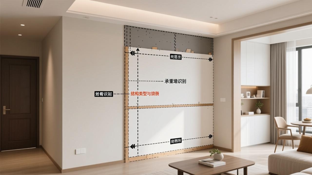 承重是什么意思?一文看懂承重墙识别、结构类型与装修安全避坑指南 第3张 承重是什么意思?一文看懂承重墙识别、结构类型与装修安全避坑指南 第3张