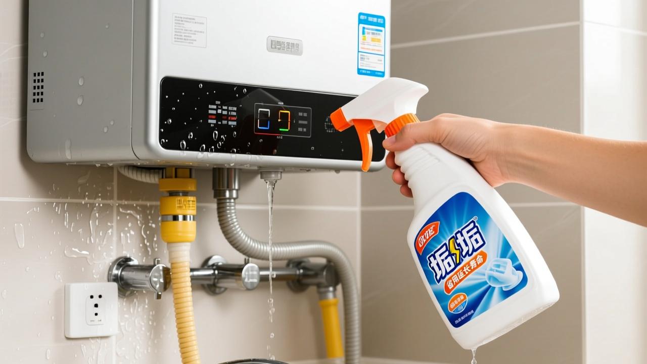 水垢除垢剂怎么选？家用热水器清洗全攻略，省电又延长寿命