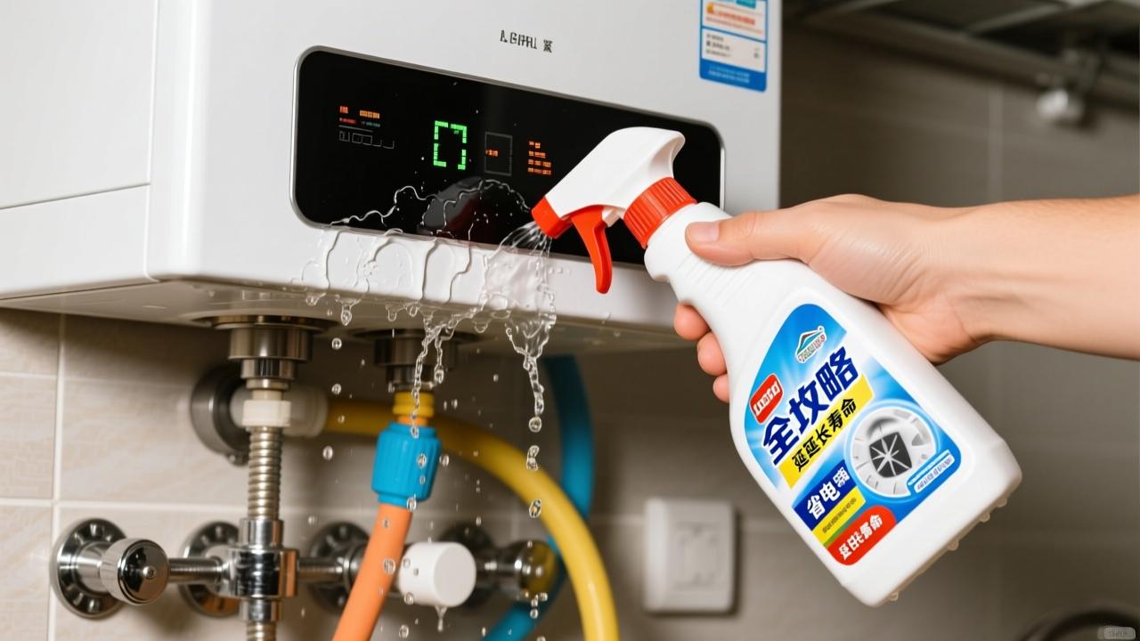 水垢除垢剂怎么选？家用热水器清洗全攻略，省电又延长寿命  第2张