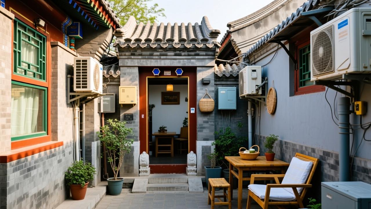 一进四合院：北京胡同里的传统生活美学，小空间大智慧