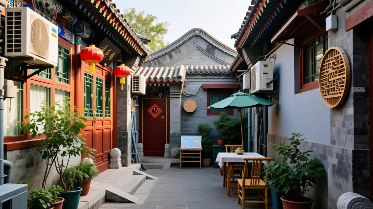 一进四合院：北京胡同里的传统生活美学，小空间大智慧  第2张