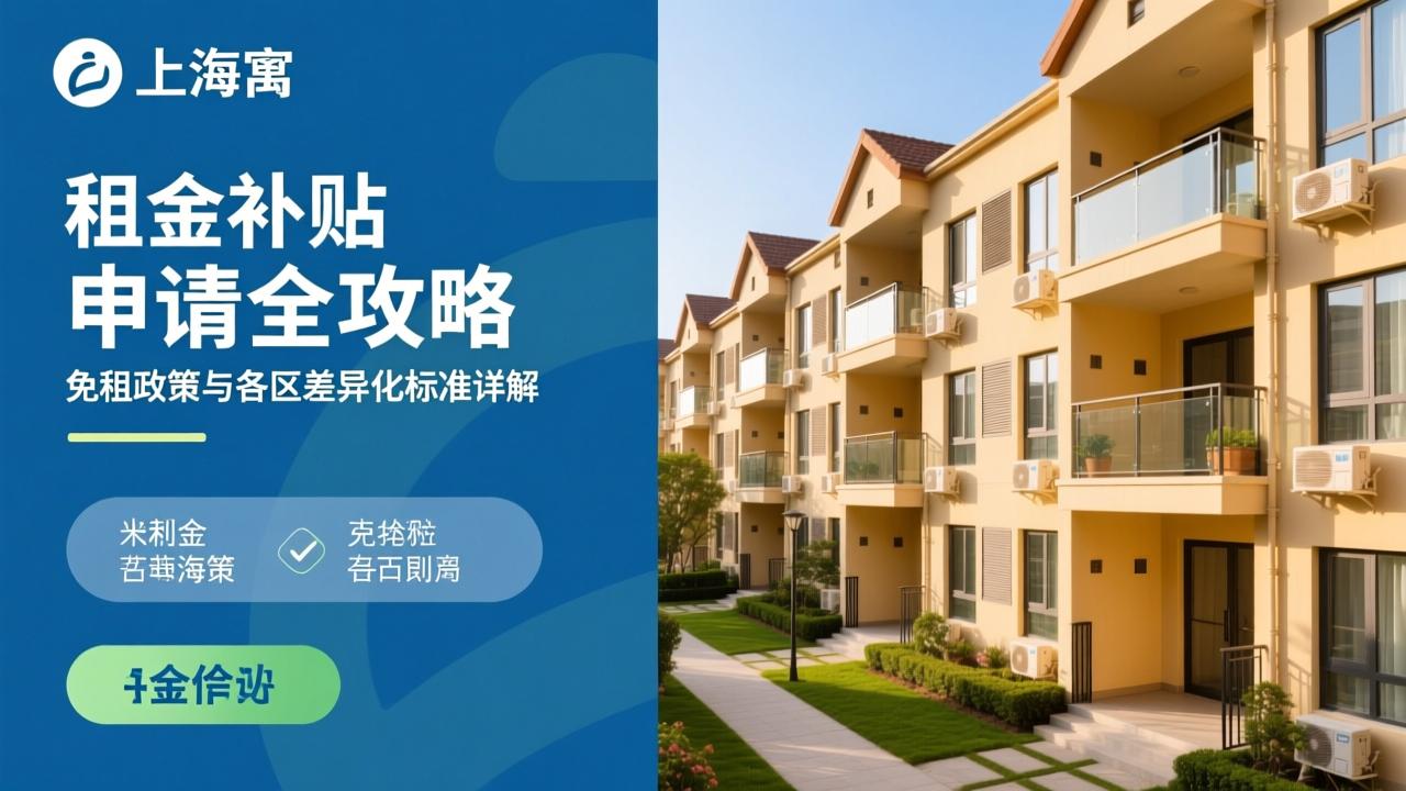 上海人才公寓申请全攻略：租金补贴、免租政策与各区差异化标准详解  第4张