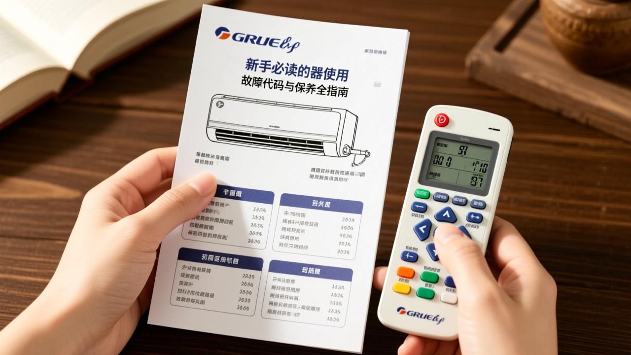 格力空调说明书怎么看？新手必读的遥控器使用、故障代码与保养全指南  第2张