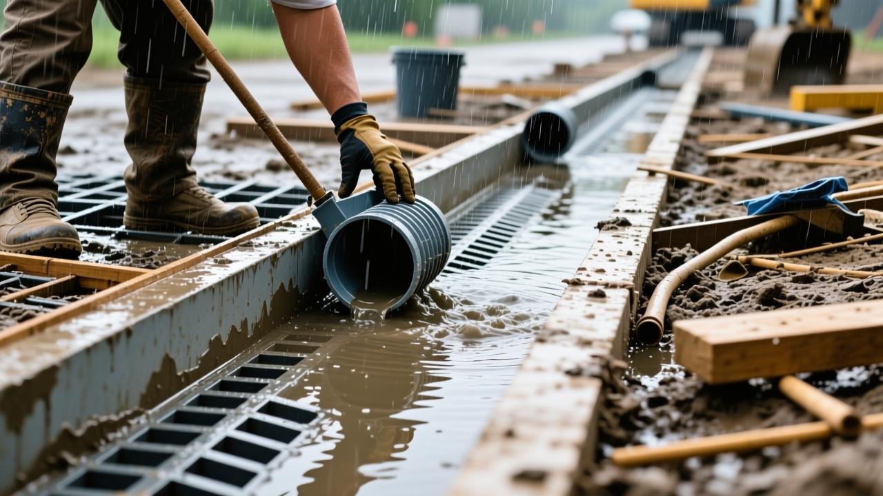雨水排水沟设计与施工全攻略：避免积水返工的实用指南  第3张