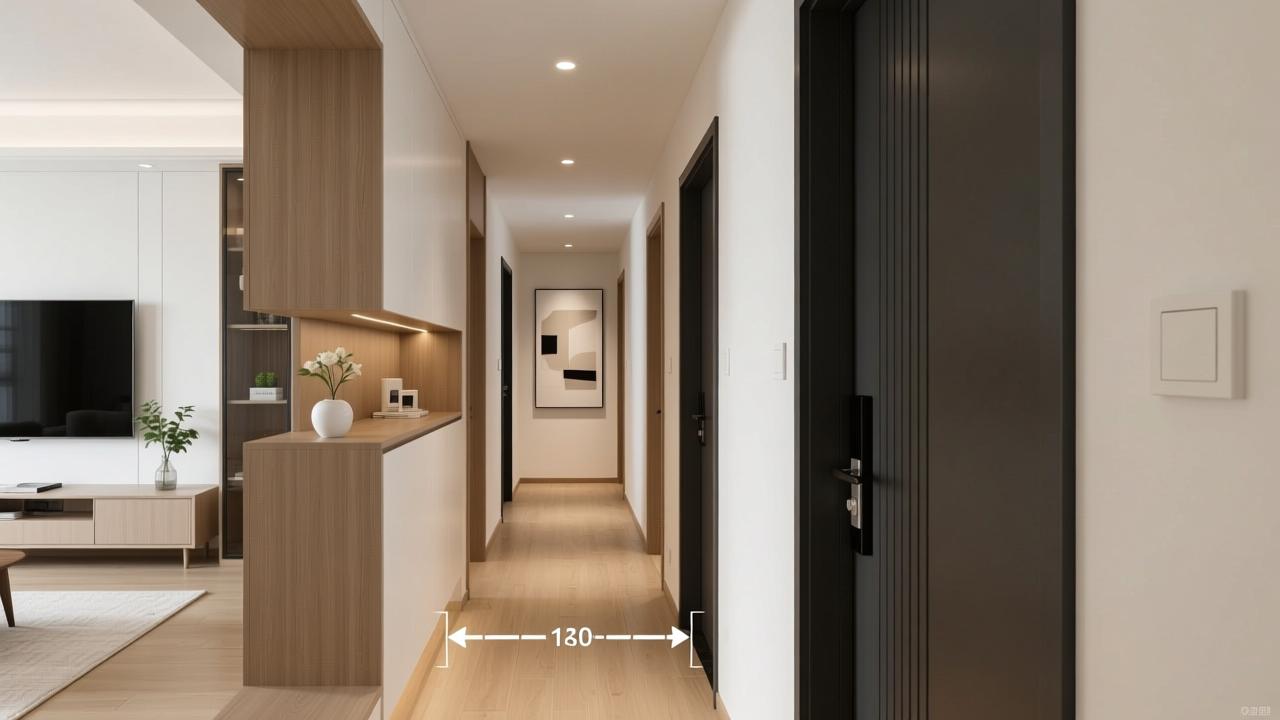 过道一般多宽才合适?家庭与公共空间设计标准全解析 第1张 过道一般多宽才合适?家庭与公共空间设计标准全解析 第1张