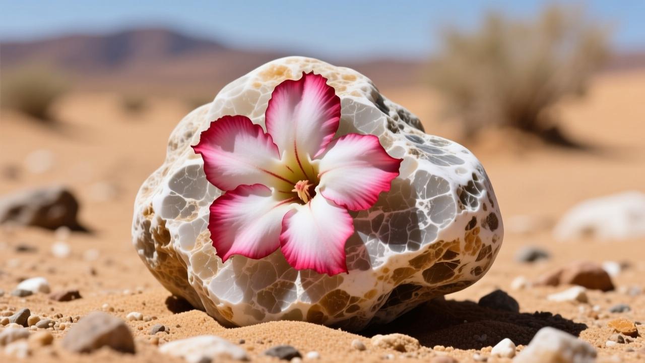 沙漠玫瑰石:揭秘荒漠中绽放的石头花,如何识别真伪与收藏价值 第1张 沙漠玫瑰石:揭秘荒漠中绽放的石头花,如何识别真伪与收藏价值 第1张