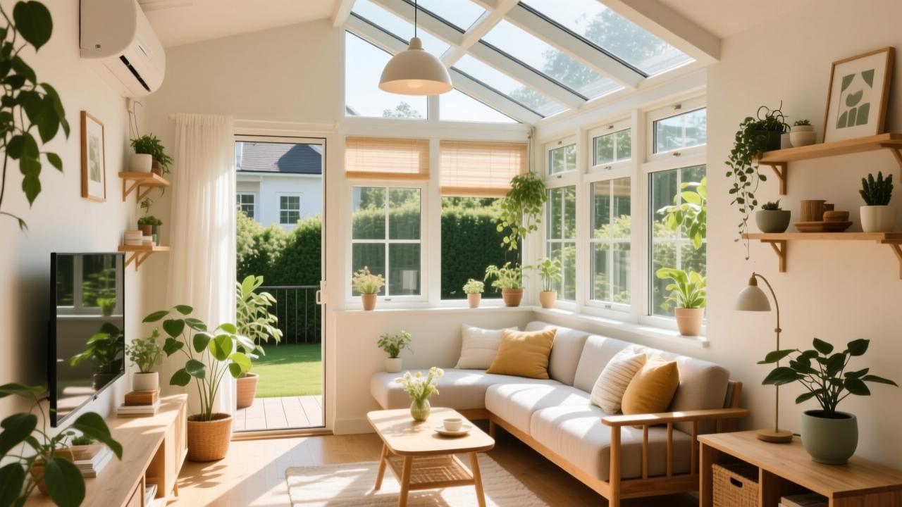 阳光房装修效果图灵感大全:小户型也能打造治愈系阳光角落 第4张 阳光房装修效果图灵感大全:小户型也能打造治愈系阳光角落 第4张