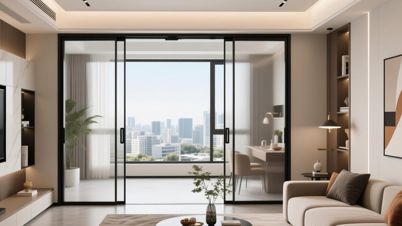 2024推拉门最新款式推荐：智能静音极窄边设计，打造通透家居新体验