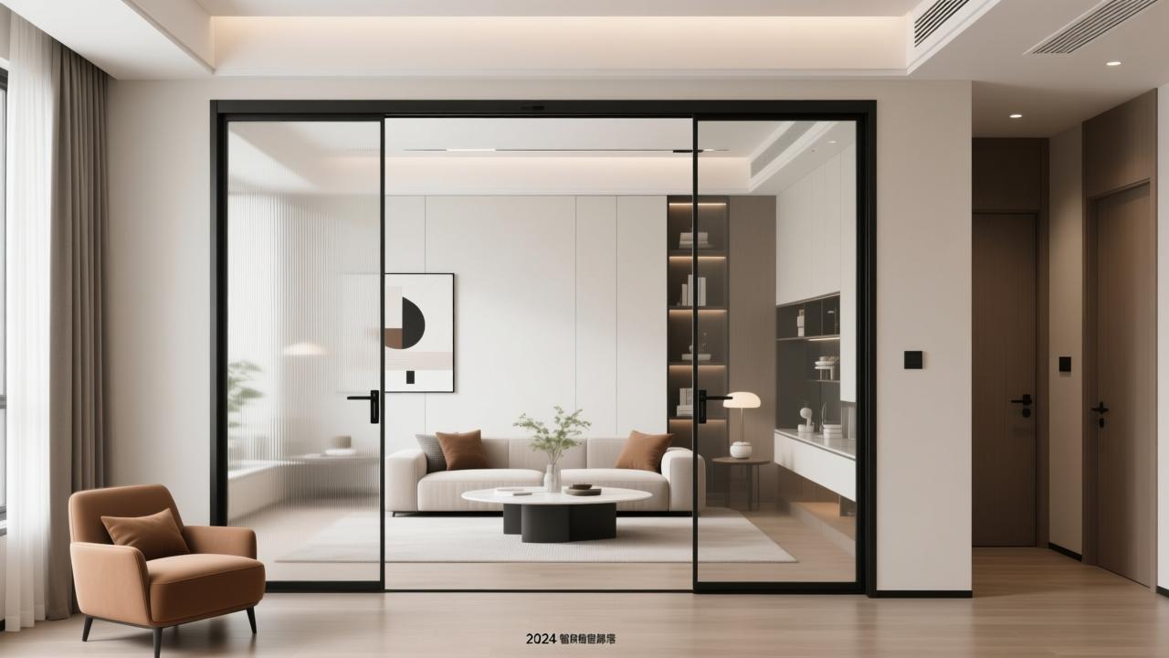 2024推拉门最新款式推荐：智能静音极窄边设计，打造通透家居新体验  第2张