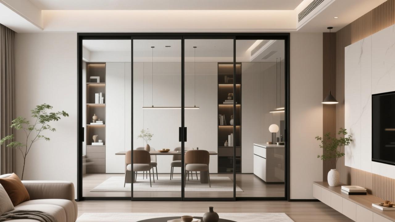 2024推拉门最新款式推荐:智能静音极窄边设计,打造通透家居新体验 第3张 2024推拉门最新款式推荐:智能静音极窄边设计,打造通透家居新体验 第3张