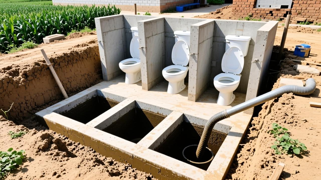 农村厕所化粪池怎么建才靠谱？三格设计+防渗施工+长效管理全解析