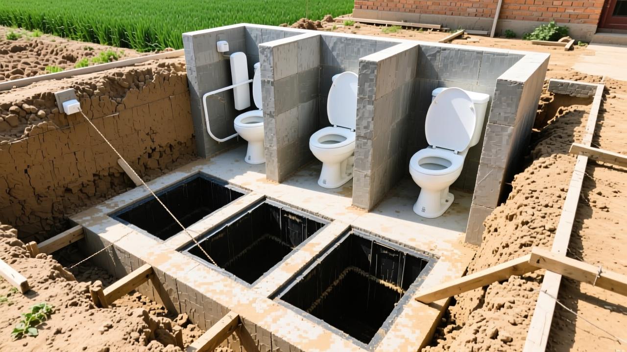 农村厕所化粪池怎么建才靠谱?三格设计+防渗施工+长效管理全解析 第2张 农村厕所化粪池怎么建才靠谱?三格设计+防渗施工+长效管理全解析 第2张
