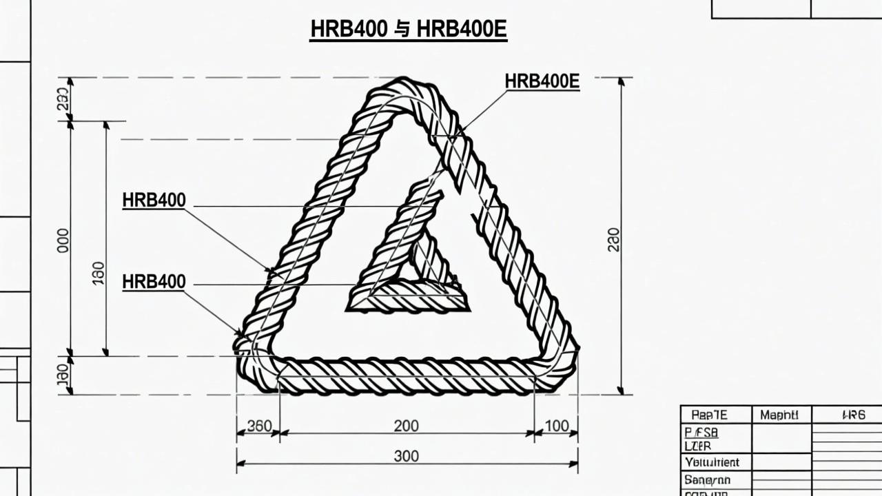 三级钢筋符号怎么表示?HRB400与HRB400E在图纸上的正确标注方法 第2张 三级钢筋符号怎么表示?HRB400与HRB400E在图纸上的正确标注方法 第2张