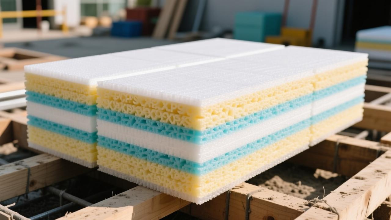 聚苯板图片高清实拍：EPS与XPS种类、施工工艺及实际应用场景全解析