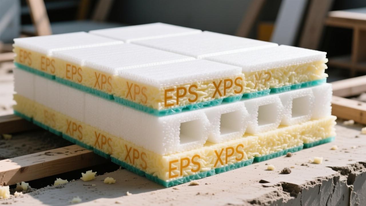 聚苯板图片高清实拍：EPS与XPS种类、施工工艺及实际应用场景全解析  第2张