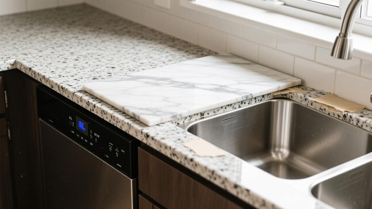 厨房台面更换怎么选材料不踩坑？石英石、大理石、不锈钢优缺点全解析  第1张