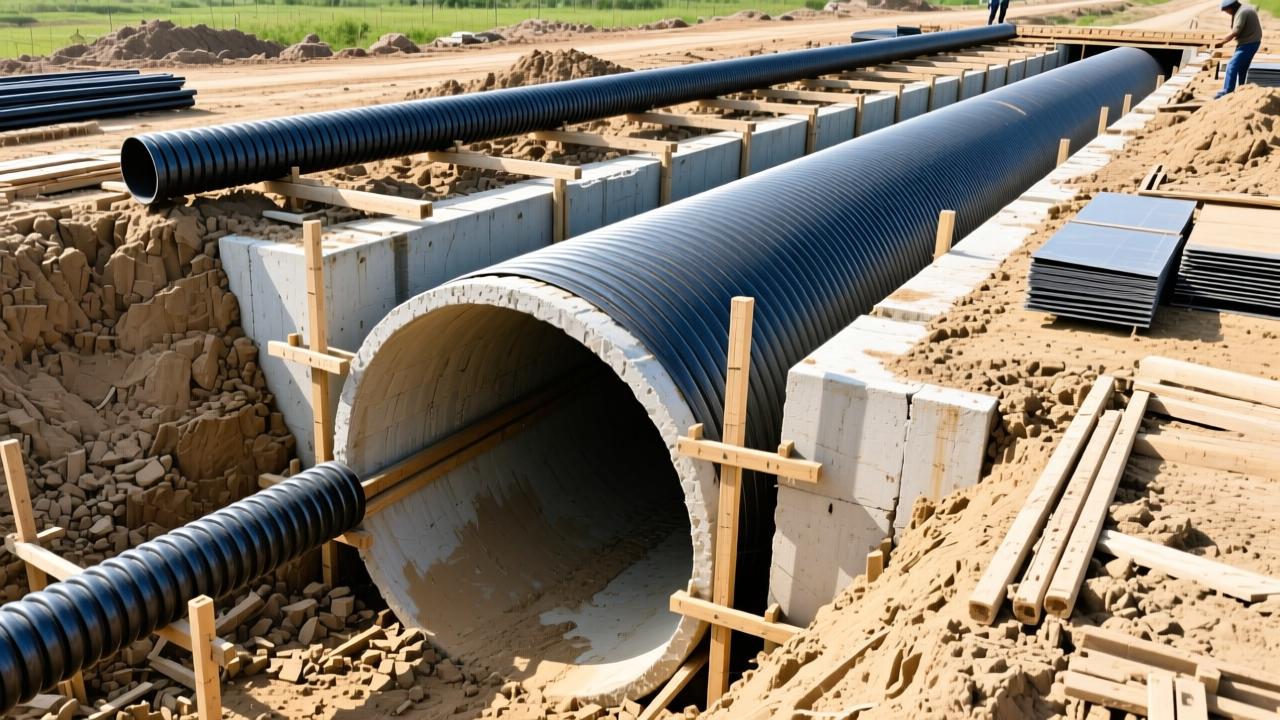 钢波纹管涵施工安装全过程详解:从选材到验收,快速解决复杂地形涵洞建设难题 第2张 钢波纹管涵施工安装全过程详解:从选材到验收,快速解决复杂地形涵洞建设难题 第2张