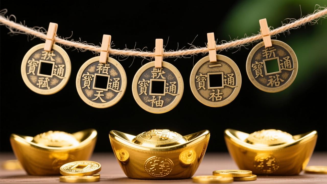 五帝钱怎么摆放最招财?正确悬挂位置与风水禁忌全解析 第4张 五帝钱怎么摆放最招财?正确悬挂位置与风水禁忌全解析 第4张