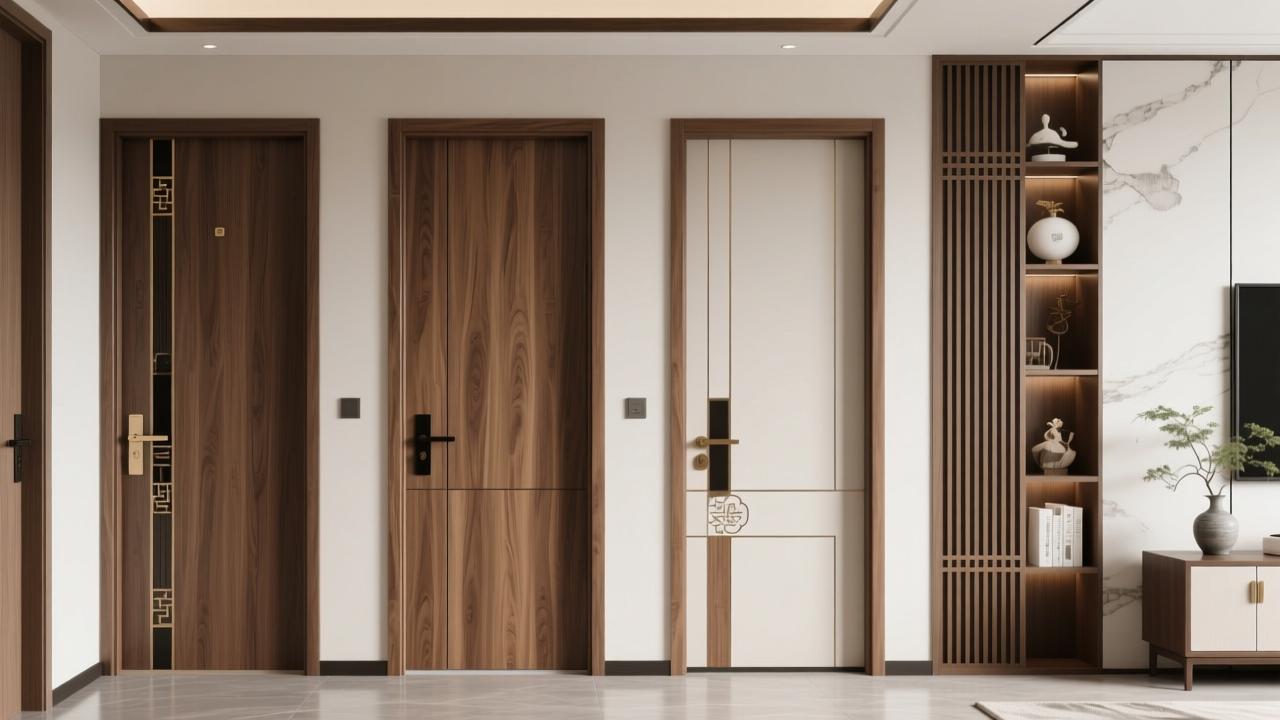 房门款式图片大全：现代简约、实木、北欧、中式、轻奢风格设计精选