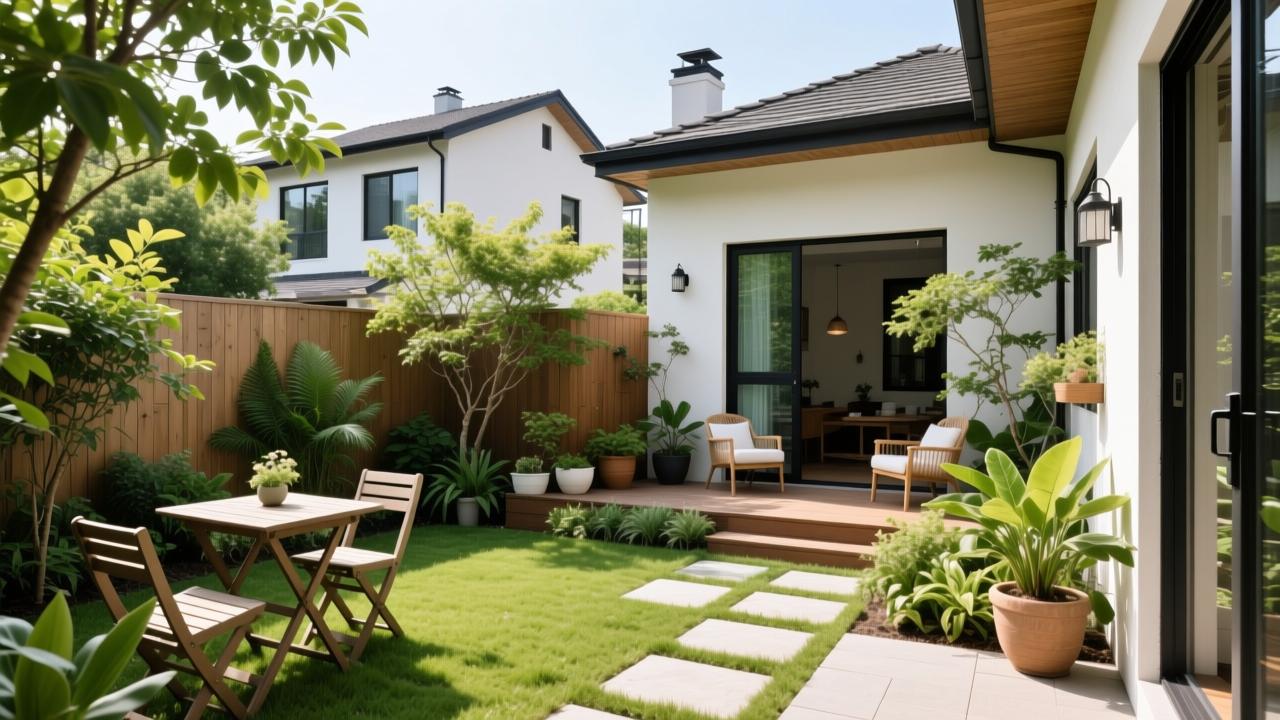 院子设计实景图欣赏与落地指南：小户型也能打造自然生活庭院  第3张