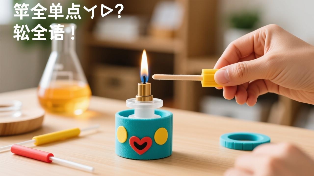 自制酒精灯教程：简单材料轻松做，安全实用又有趣的家庭科学实验