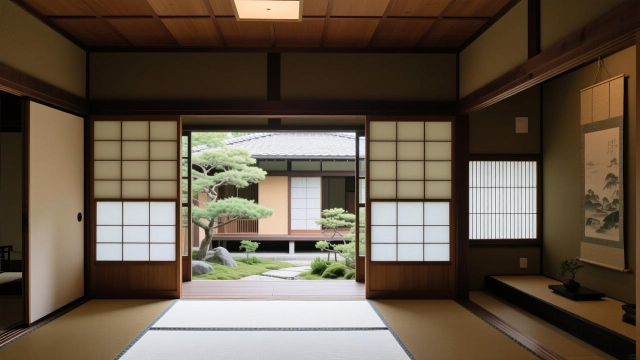 日本建筑风格：从传统和室到现代极简，如何用空间讲述侘寂与自然共生的美学  第3张