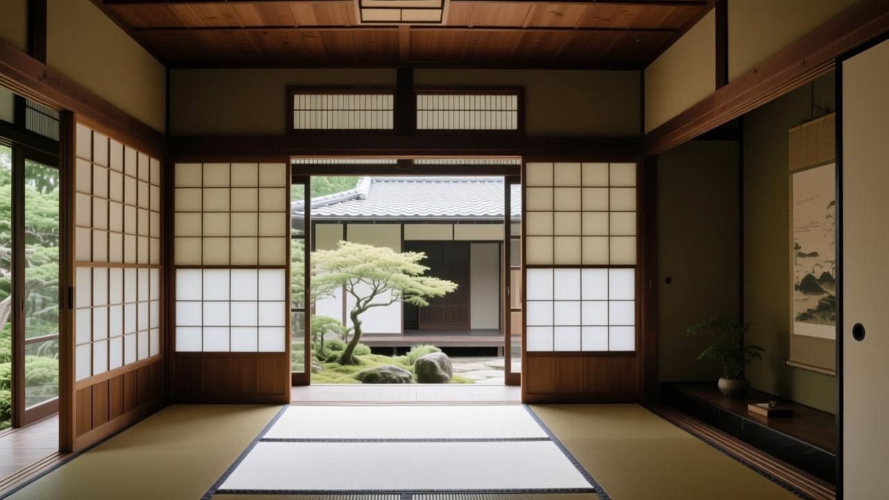 日本建筑风格：从传统和室到现代极简，如何用空间讲述侘寂与自然共生的美学  第4张